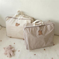 Bolsa De Mano De Oso Lindo Para Niños Organizador Impermeable De Bolsas De Almacenamiento De Ropa De Bebé Bolsa De Viaje De Jardín De Infantes Tamaño Medio Estilo Tote Bag - details 11