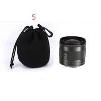 Bolsa De Lente De Cámara Neopreno Impermeable Suave Tamaños S M L XL Estilo Cremallera Universal Material Nylon - details 10