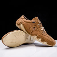 Zapatos Planos Casuales Para Hombres Hechos a Mano En Cuero PU Cómodos Mocasines Transpirables Zapatillas De Exterior - details 13
