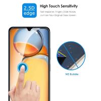 4PCS Protector De Pantalla De Vidrio Templado Para Xiaomi Redmi 13C 5G Cubierta Completa HD Resistente a Arañazos Y Huellas Para Redmi 12 5G 12C - details 4