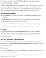QUAMTRAX - WHEY PROTEIN - 2Kg- Varios Sabores - oncentrado de proteína de suero de la máxima calidad compuesta por la materia prima de Fonterra que aportará los nutrientes necesarios para la recuperación del deportista. - details 2