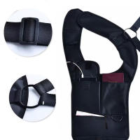Bolsa De Cintura Oculta Para Hombre Estilo Neutro Con Soporte Para Auriculares Y Móvil Funda Táctica Para Deportes Y Viajes - details 1
