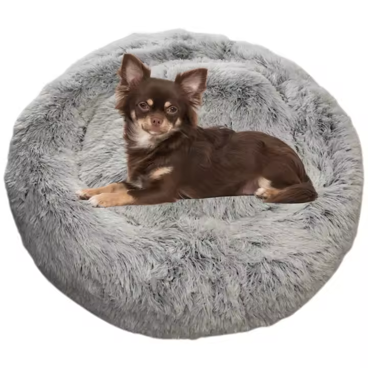 Flamingo - Cama Antiestrés Gris 70 cm  Suave, acogedora y Anti ansiedad - 1