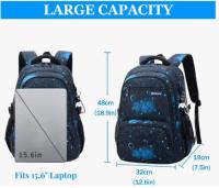 Mochila Escolar para niños Mochila Escolar para adolescentes Mochila impermeable large Diseño Mochila informal - details 2