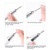 LULAA Máquina De Uñas Eléctrica Para Manicura Conjunto De Taladro Y Cortadores Para Uñas De Acrylico Herramientas De Pedicura Eléctrica - details 11