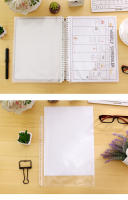 Cuaderno Transparente Diario 2021 A5 B5 A4 Con Cubierta Interior De Núcleo Organizador De Notas Y Planificador Para Oficina Suministros De Papelería - details 12
