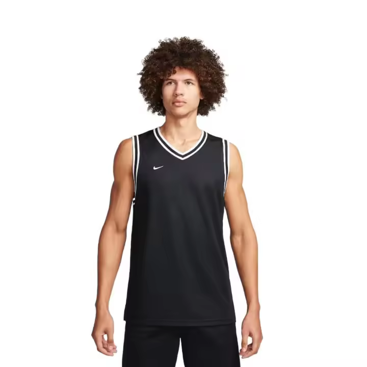 Camiseta Nike M Df Dna Jersey Negro Blanco Basket Fq3707-010 - 1