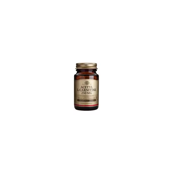 Acetil-L-Carnitina 250 mg · Solgar · 30 cápsulas - 1