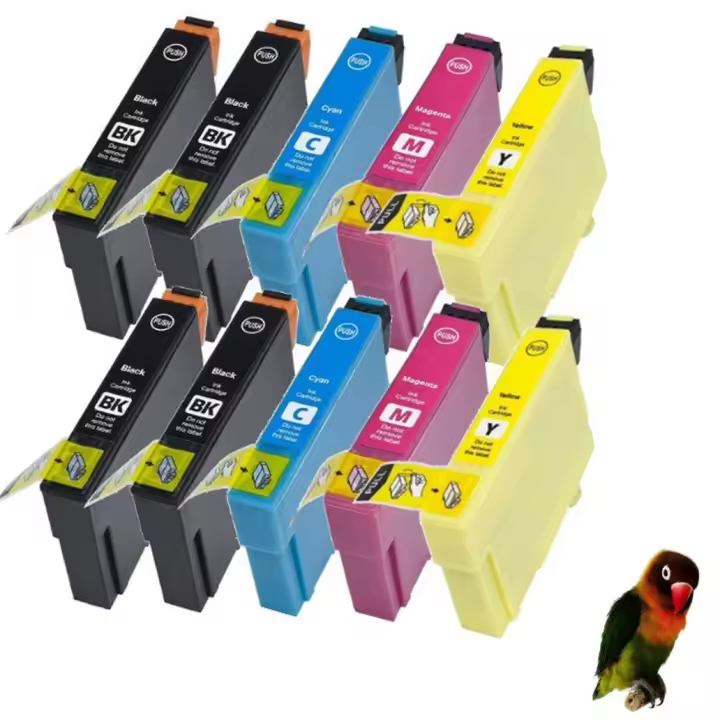 Pack 10 Tintas Compatibles Epson T1285 (T1281-T1282-T1283-T1284) - Alta Calidad - 1
