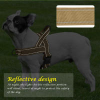 Harnés Reflectante Para Perro No Pull Táctico Militar Con Adhesivo Y Almohadilla Chaleco Para Mascota Pequeña Mediana Grande Para Pug Y Otros - details 3