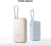 Xiaomi PowerBank 10000mAh, Power Bank Batería Externa con Carga Rápida Bidireccional de 22.5W, 3 Puertos de Salida, USB C, Compatible con Smartphones, Tablets, Nintendo Switch OLED 2 SW2, Auriculares Bluetooth, Beige - details 1