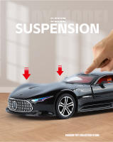 Modelo De Coche De Acción AMG Vision GT 1:24 Con Sonido Y Luz Regalo Para Niños Decoración De Juguetes Vehículos Diecast Metal - details 8