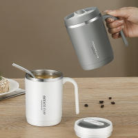 Taza De Café Con Tapa Y Anillo De Silicona Sellante 500ml Diseño De Capa Doble Con Bocina Ancha Antigoteo Para Beber Agua - details 0
