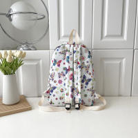 Mochila Deportiva Para Mujer Con Estampado De Mariposas Y Flores De Nylon Gran Capacidad Moda Casual Para Camping Al Aire Libre Y Escuela - details 6