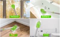 Cepillo Multifuncional De Limpieza Para Baño Y Cocina Con Esponja Y Telescopio Pincel De Vidrio Ajustable Y Ligero Herramienta De Limpieza Para Esquinas Del Hogar Y Ventanas De Coche - details 1
