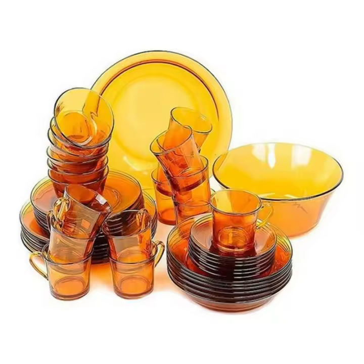 MAXHOME-Duralex Vajilla 44 Piezas  Ambar LYS - 1