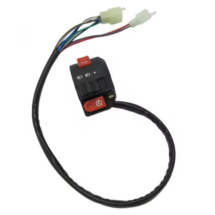 Interruptor De Arranque Y Luz Ajuste De Escape Para Motocicleta 50/70/110/125cc Quad Bike ATV Adecuado Para ATV Quad Buggy Chino - 1