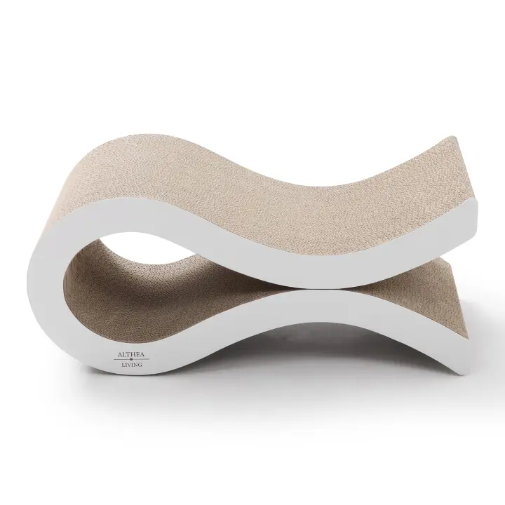 Rascador para gatos ondulado de cartón corrugado - Althea Living - 1