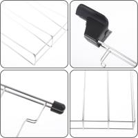 1 rejilla de acero inoxidable para tostar, accesorio para asar y tostar, fácil de limpiar, ideal para regalar en el desayuno. - details 2
