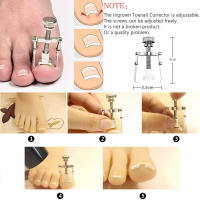 Kit Profesional De Pedicura 12 Piezas Herramientas Para Uñas Y Cuidado De Pies Eliminación Y Corrección De Uñas Encarnadas Clipper De Pie - details 0