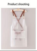 Nueva Delantal Impermeable Y Antiaceite Estilo Coreano Moda Para Mujer Traje De Trabajo Para Cocina Del Hogar Con Correa - details 7