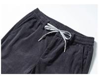 Pantalones Casuales De Corduroy Para Hombre Cintura Elástica Estilo Clásico Moda Comoda Talla Recta Negro Gris Caqui Primavera Otoño - details 20