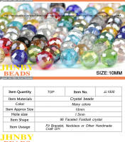 30pcs Cuentas Redondas De Cristal Austriaco 10mm 96 Facetas Forma De Fútbol Para Fabricación De Joyería Pulseras Collares Accesorios DIY - details 2