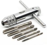 Sujetador De Abrazadera De Tornillo Con Mango Ajustable En Plata Para Herramientas De Jardín Y Bricolaje 5pcs M3-M8 3mm-8mm Tap De Hilo Métrico Tipo T - details 1