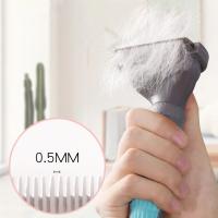 Cepillo De Peluquería Planet Pet Para Perros Y Gatos Lado Doble Para Desplumado Y Rascar Cepillo De Subcapa Ancho Extra Con Plástico Azul - details 7