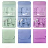 Juego Profesional De 16 Piezas De Tijeras Para Uñas Y Acrílicos Con Estuche De Viaje Set De Manicura Y Pedicura Material De Acero Inoxidable - details 6
