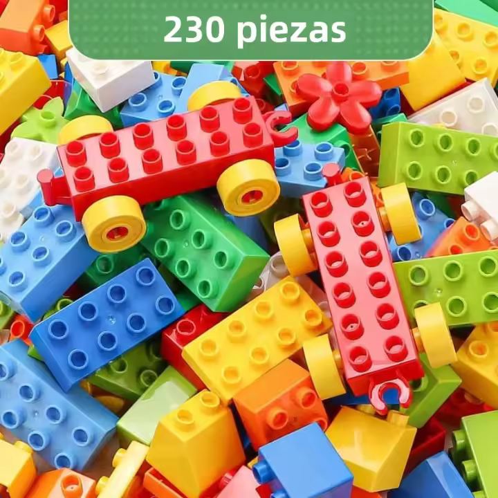 230 Piezas De Bloques De Construcción Creativos Para Niños Juguetes Educativos Bloques De Modelo En Masa Para Niños De 6 a 10 Años - 1