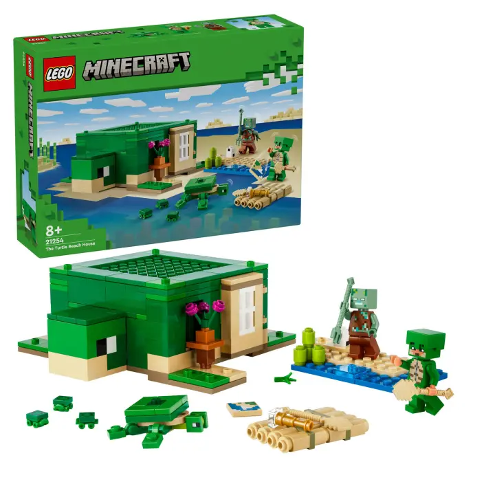 La Casa-Tortuga de la Playa - LEGO MINECRAFT 21254 - 1