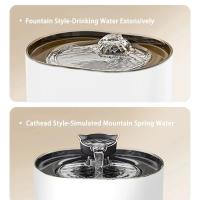 Fuente De Agua Para Gatos Con Filtro Y Bomba Eléctrica USB Silenciosa Dispensador De Agua Para Mascotas Auto Recirculante Forma De Oreja De Gato - details 16