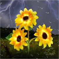 Lámpara Solar LED Girasol IP65 Impermeable Para Jardín Patio Escenario Decoración De Fiestas Y Bodas Luz De Exterior - details 3