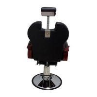 Silla / Sillon Barbería Ergonómica APOLO para Barbería, Peluquería y Salón - Negro - Altura Ajustable, Giratoria y Cómoda - details 0