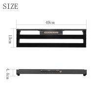 Placa De Efectos Para Guitarra IRIN PR-01 En Aleación De Aluminio Con Pegatinas Mágicas Y Cableado De Alimentación Estilo De Mano Negro - details 8