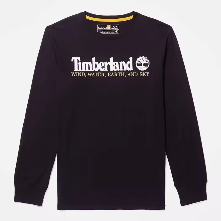 Camiseta WWES de Manga Larga (Regular), Marca Timberland, Variedad de Color y Talla, Para Hombre - 1