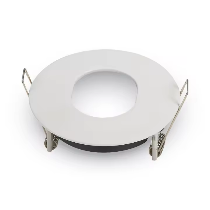 Aro empotrable GU10 Mate Redondo Blanco VT-786-RD  VTAC - 1