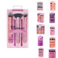 Set De Broches De Maquillaje Ecológicas Herramienta De Pincel Para Blush Material De Cabello De Zorro Y Mano De Caza - details 0