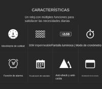 Reloj Deportivo Digital SMAEL Para Jóvenes Resistente Al Agua Con Luz LED Y Alarma Reloj De Pulsera Masculino Regalos - details 2