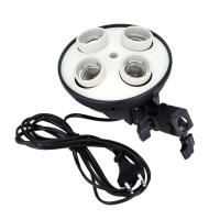 Adaptador De Bombilla E27 Andoer 4 En 1 Soporte Para Lámpara De Foto Y Video Para Estudio Con Soporte Plegable Para Softbox - details 1