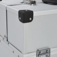 vidaXL Caja de herramientas aluminio plateado 38x22,5x34 cm - details 5