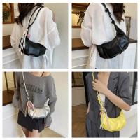 Bolso De Hombro Para Mujer Elegante Bolso De Mano Trendy Cruzado Minimalista Chic Para Diario Y Noche Con Cadena Bolsos De Viaje De Diseñador - details 9