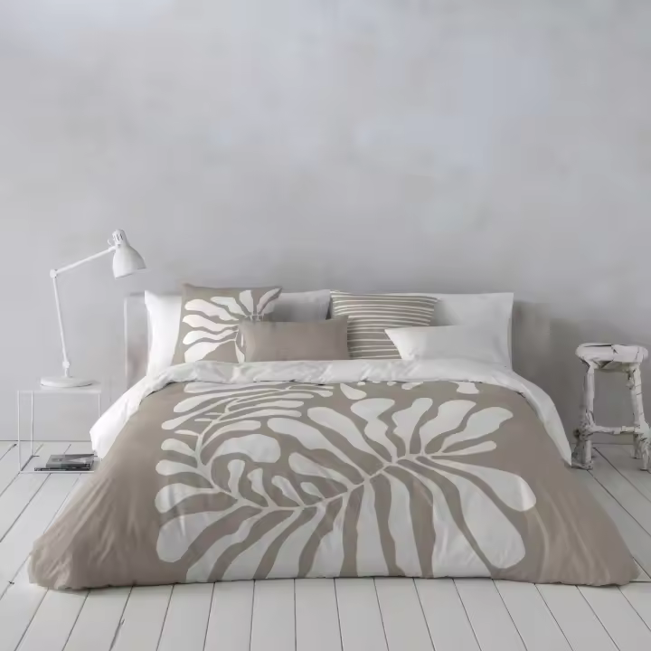 NATURALS - Funda Nórdica Estampada - 100% Algodón Extra Suave - Incluye Funda Edredón + 1 o 2 Fundas de Almohada - Fabricado en España - Modelos Florales - Cama 90/135/150/180 - 1