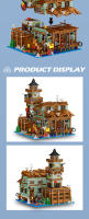 Bloques De Construcción Para Niños Casa De Pescador En Miniatura Modelo De Ciudad Vista De Calle Juguete Educativo Para Adolescentes Y Adultos - details 3