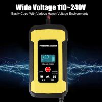 Cargador De Batería Para Coche Inteligente Pulso LCD 12V 6A Recurso Para Auto Motos Ciclo GEL Lead-Acid Reparación Automática - details 2