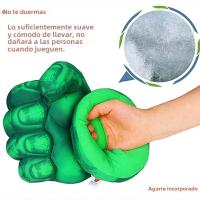 Guantes De Almohadilla De Peluche Con Patrón De Dibujos Animados Para Niños Superhéroe Carácter Guantes De Halloween Cosplay Props De Mano - details 2