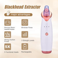 Removedor eléctrico de espinillas instrumento de belleza para el hogar limpiador de poros instrumento de belleza instrumento de exportación instrumento de succión de espinillas blanco - details 0