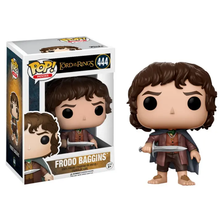 FUNKO POP! EL SEÑOR DE LOS ANILLOS - FRODO BAGGINS, 13551, Nº444,  TIENDA CON LICENCIA OFICIAL - 1