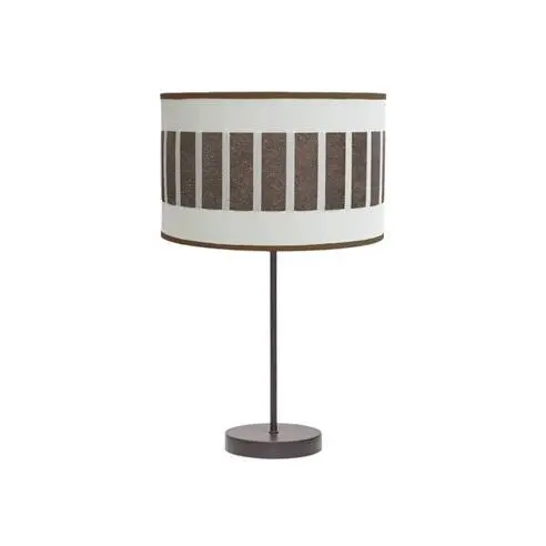 FABRILAMP Lámpara de Mesa Sobremesa Alto Ivanna 1xe27 Marron/blanco-oxido 62x30x30 Cm - Diseño Elegante - 1